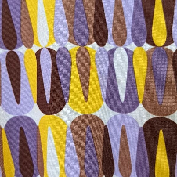 Dot Dot Smile sleeveless twirl dress purple yellow brown geometric tribal size 3 - Picture 5 of 5